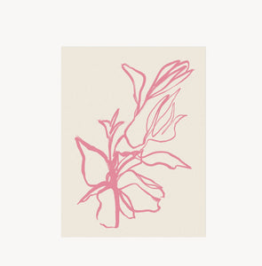 Wilde House Paper - Flora Art Print in Orchid
