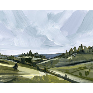 Laurie Anne Art - Italian Hills Horizontal Canvas Print