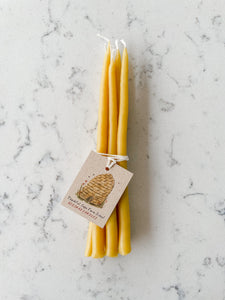Beeswax Birthday Tapers