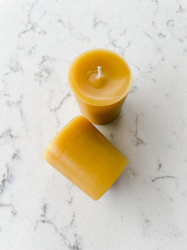 Hand Poured Beeswax Votives